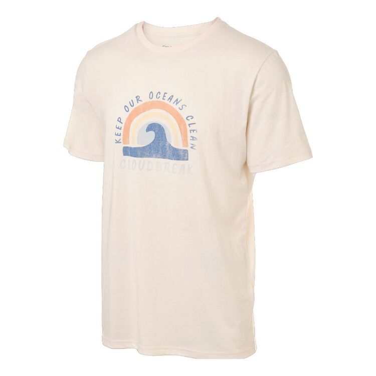 Gondwana Men's Rainbow Tee Vanilla