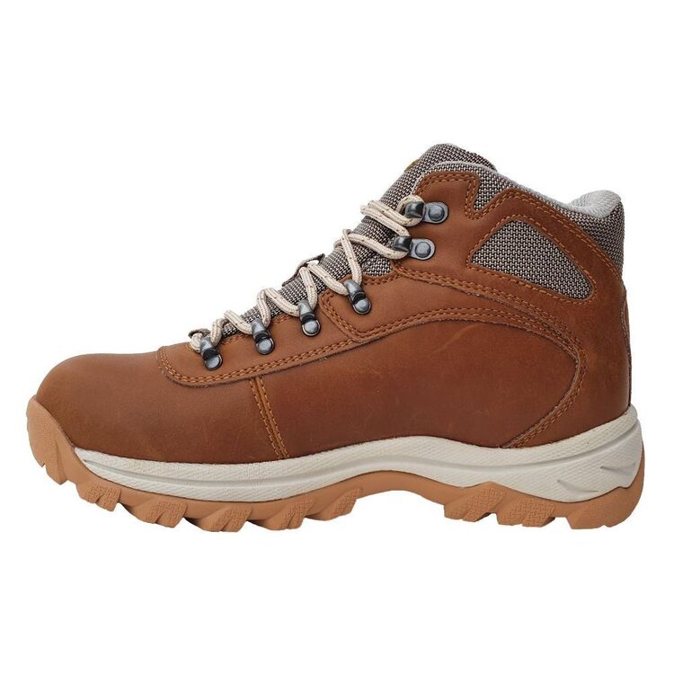 Hi-Tec Women's Altitude VI Base Camp Mid Hiking Boots Cognac, Dune & Off-White