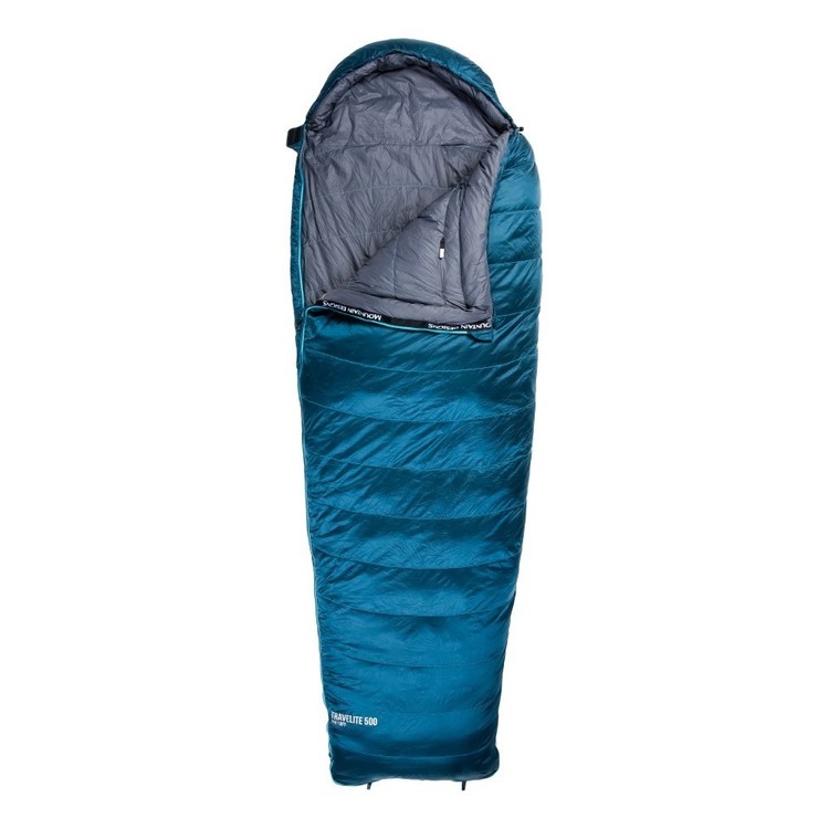Mountain Designs Travelite 500 Large 0° Sleeping Bag Navy LHZ Reflecting Pond