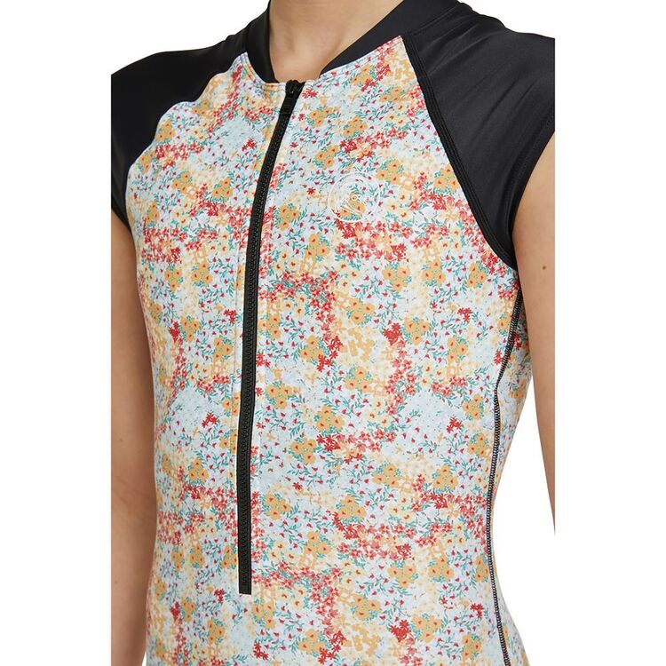 O'Neill Girls Lane Short Sleeve Surfsuit Multicoloured