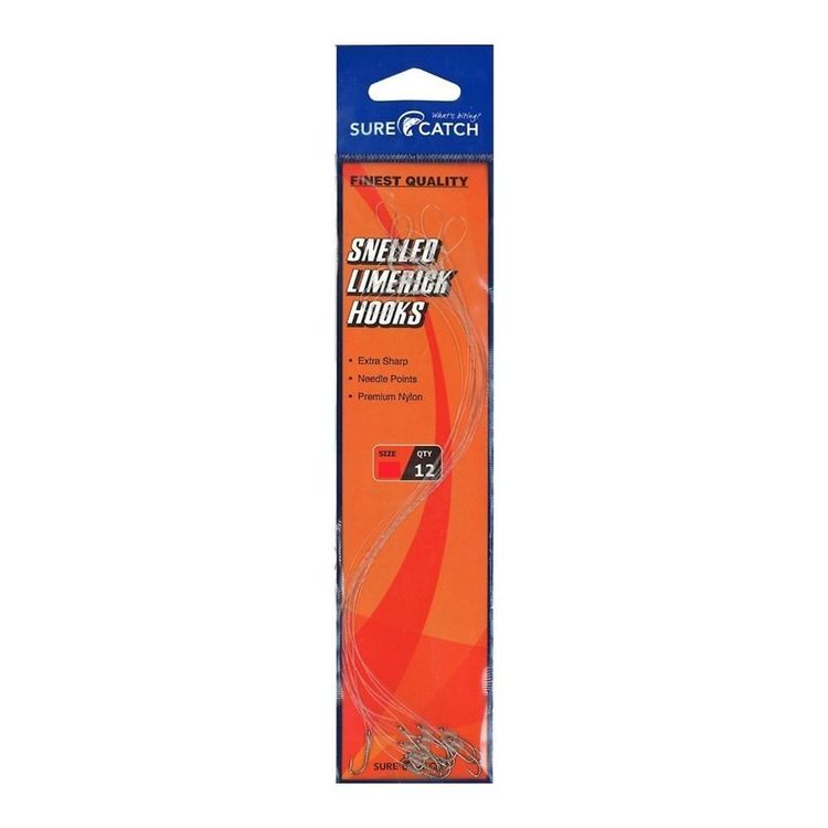 SureCatch Rig Snelled Limerick Hook Pack