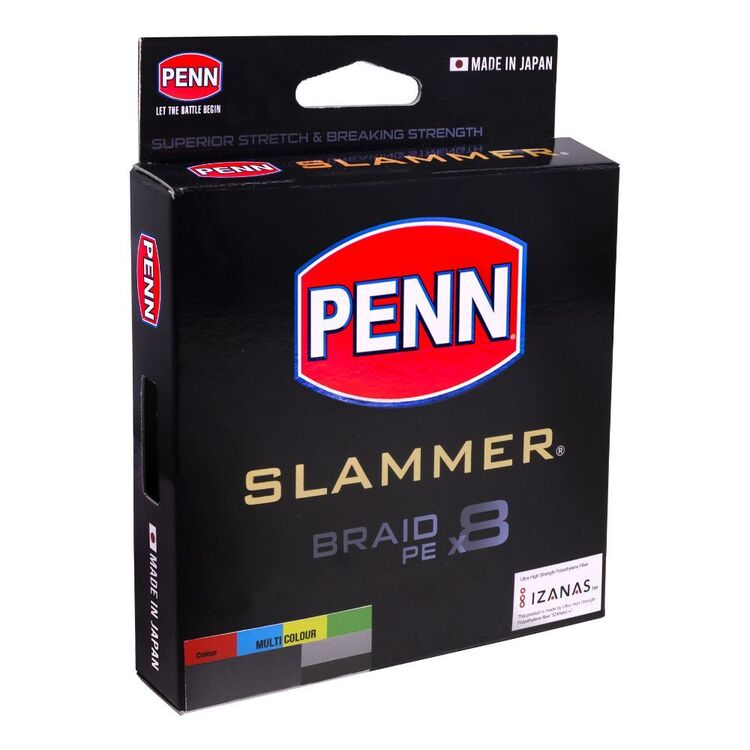 Penn Slammer Braid Line 150 Metre Spool Multicoloured