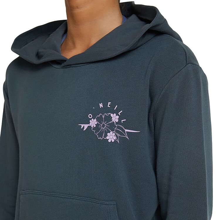 O'Neill Youth Girls' Scobie Slate Fleece Hoodie Slate