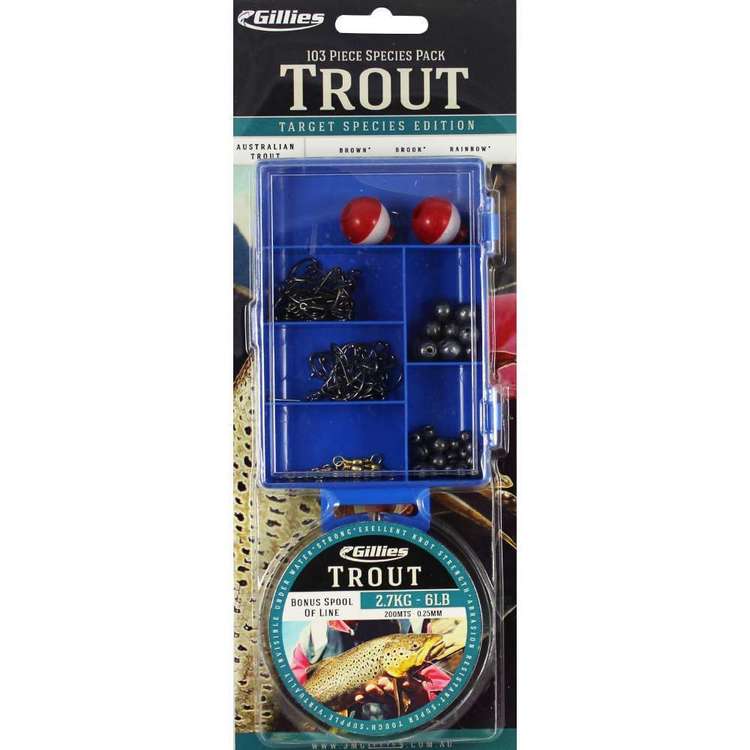Gillies Species Pack Trout + Line