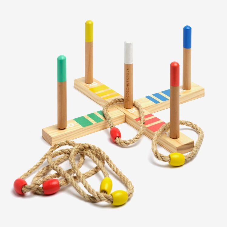 Coconut Grove Ring Toss Game Rainbow