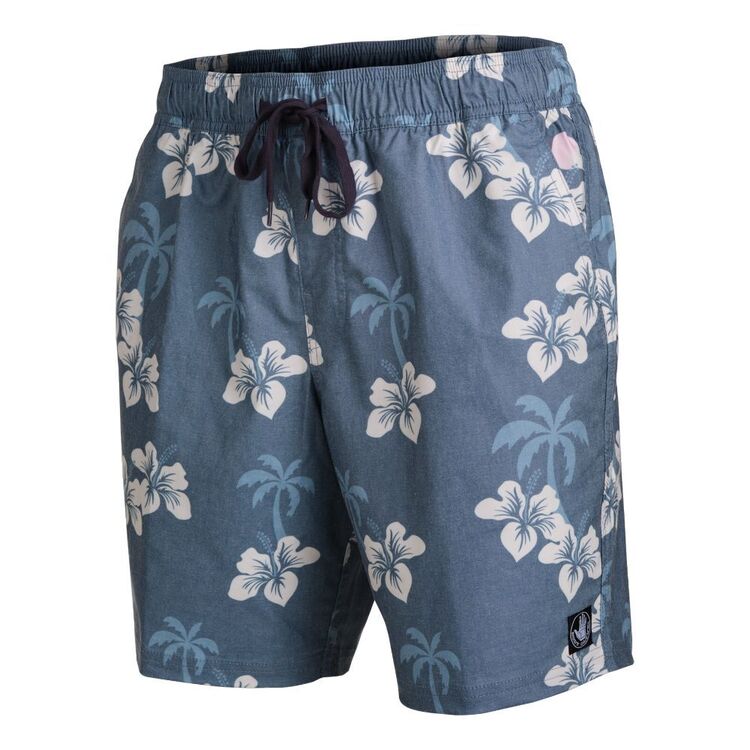 Body Glove Men's Island Volley Shorts Faded Black