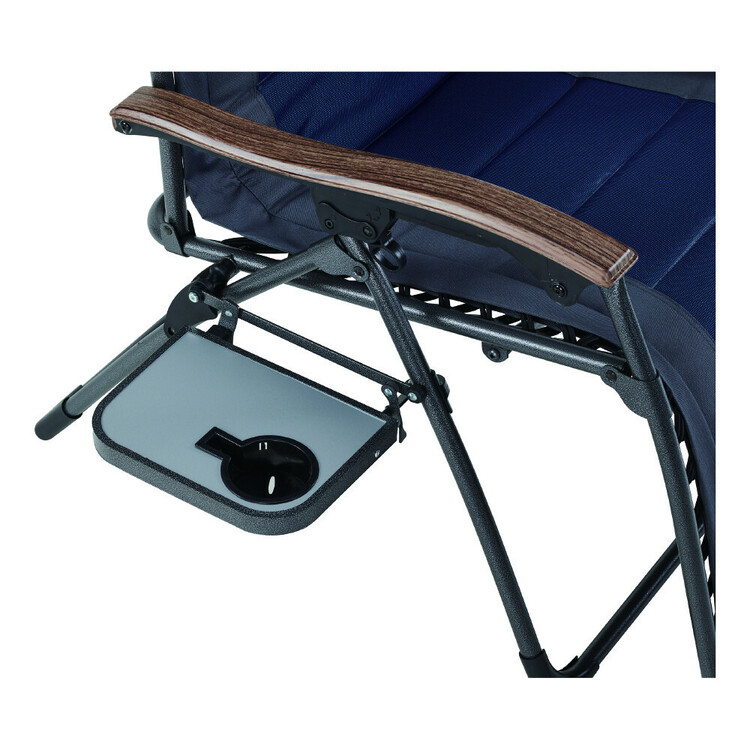 Oztrail Jumbo Sun Lounger Blue & Grey