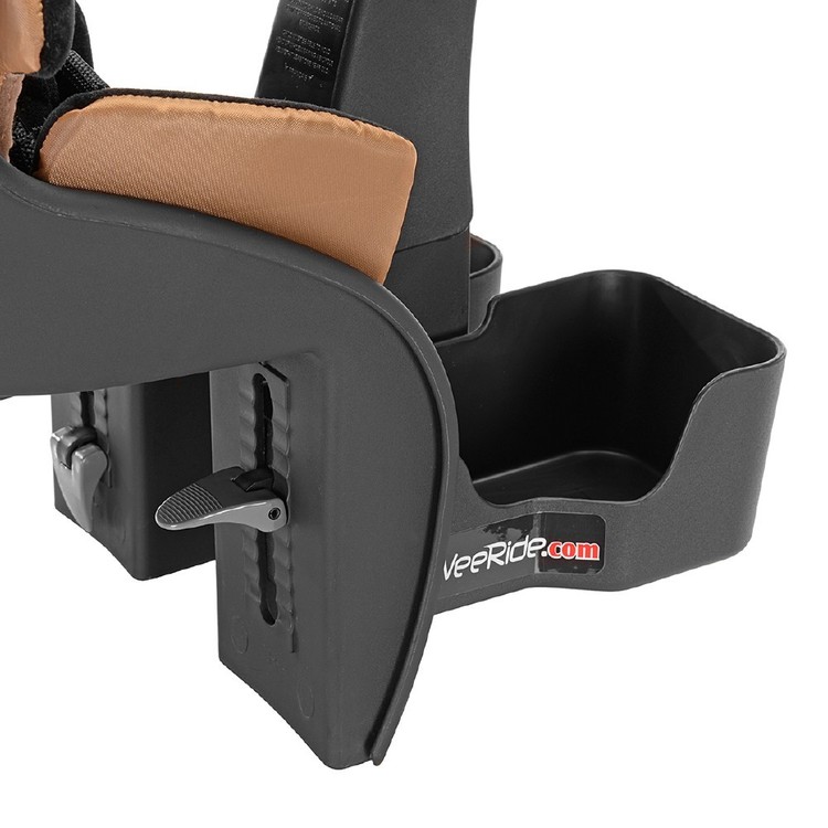 WeeRide Deluxe Child Bike Seat Black & Brown
