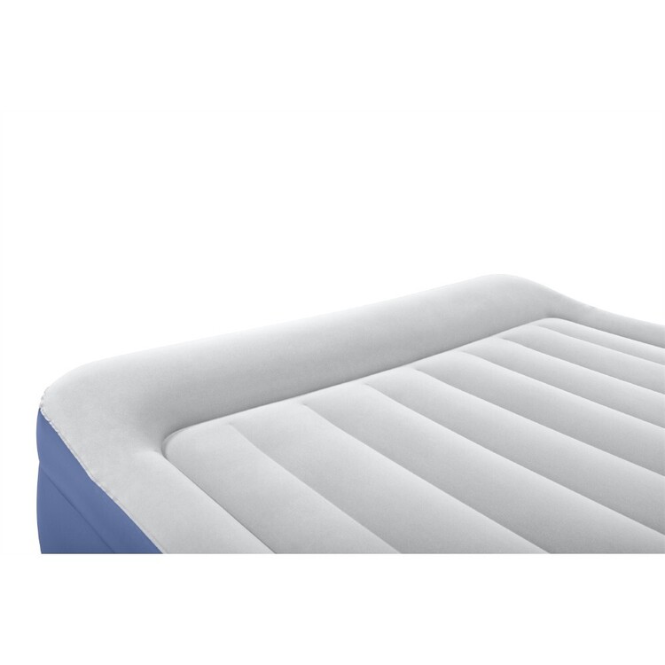 Bestway Nightright Double High Airbed with Pump Queen Navy Blue