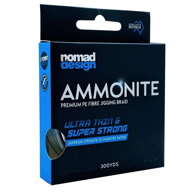 Nomad Ammonite Braid Line 300 Yard Spool Multicoloured