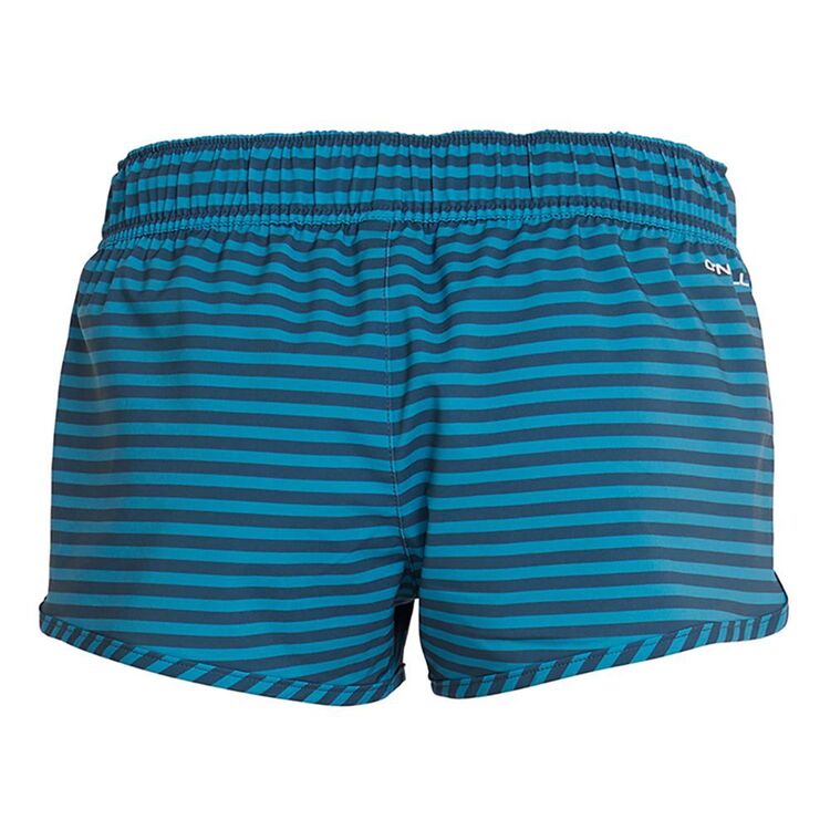 O'Neill Women's Laney 3" Printed Stretch Board Shorts Blue Moon