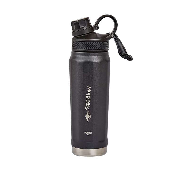 Mountain Designs Hydro 500 Insulated Bottle Black 500 mL