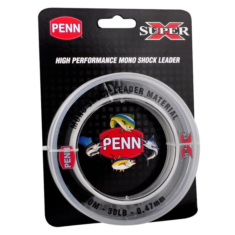 Penn Super X Shock Leader Clear