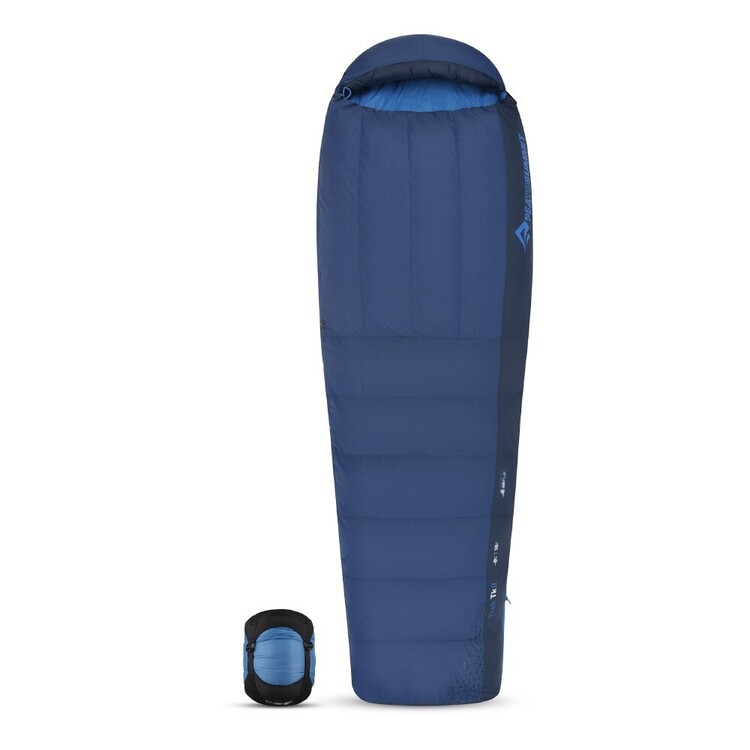 Sea To Summit Trek II Down -8° Sleeping Bag Regular Blue Denim Navy
