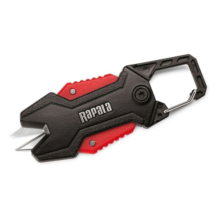 Rapala RCD Retractable Line Scissors Black & Red 9 cm