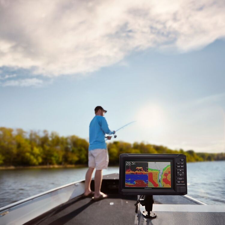 Garmin Echomap UHD2 75CV Chartplotter with GT20 Transducer Multicoloured