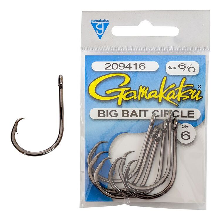 Gamakatsu Big Bait Circle Hook 6 Pack 3/0