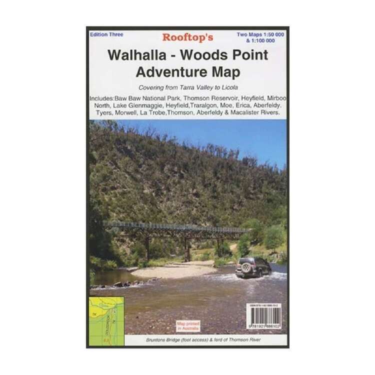 Rooftop Walhalla - Woods Point Map