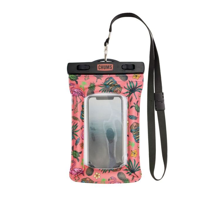 Chums Floating Phone Protector Pink Tiki