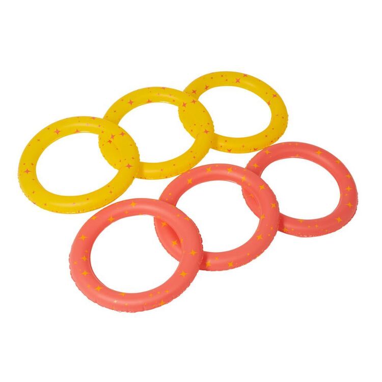 Coconut Grove Inflatable Ring Toss Game Multicoloured
