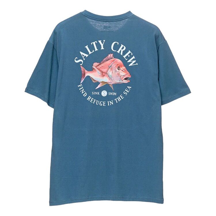 Salty Crew Men's Snap Attack Standard Short Sleeve Tee Dark Slate