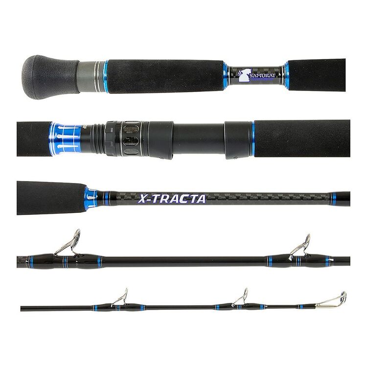 Samurai X-Tracta 6FT 30-60LB 1 Piece Overhead Medium Fast Rod Black 6Ft/30-60Lb