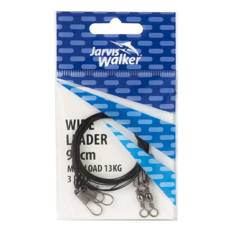 Jarvis Walker 13kg Leader Black Wire Black