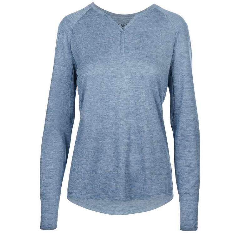 Cape Women's Holly Long Sleeve Henley Top Navy
