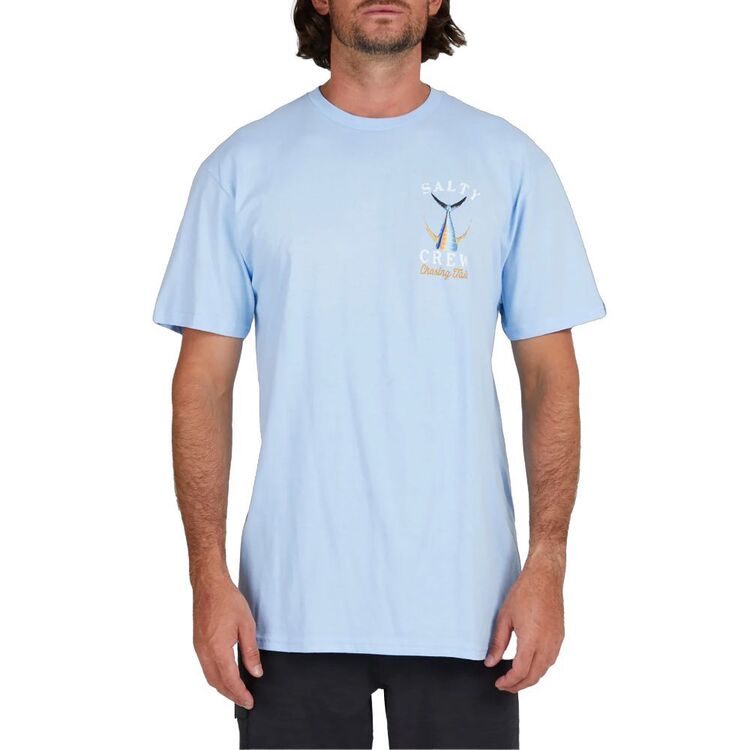 Salty Crew Men's Tailed Short Sleeve Tee Light Blue