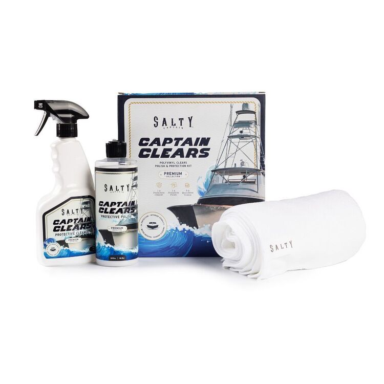 Salty Captain Crystal Clean - Glass Polish & Protection Kit n-c