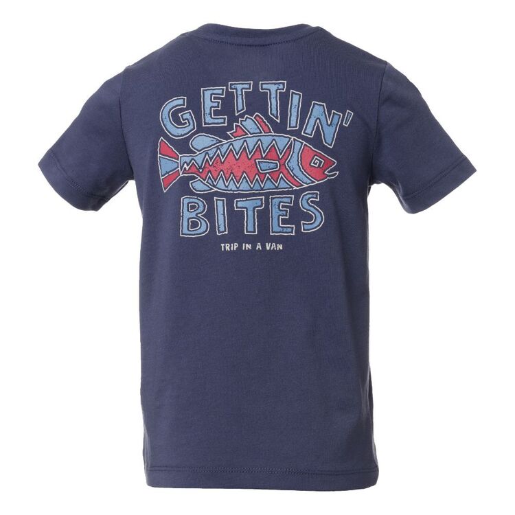Trip In A Van Kids Printed Tee Vintage Indigo