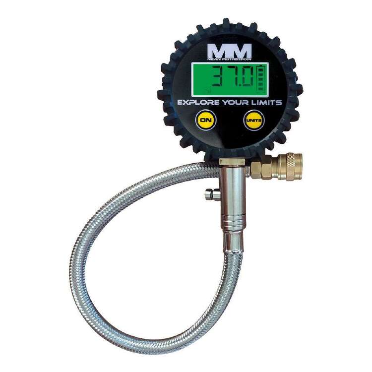 Digital 2-In-1 Deflator & Gauge Kit Black