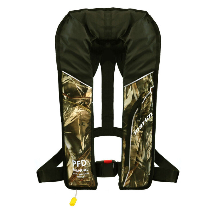 Marlin Adults' Inflatable Manual L150 Camo PFD
