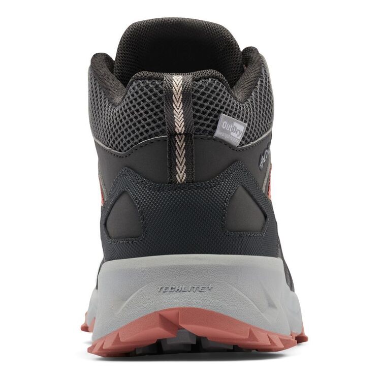 Columbia Women's Peakfreak II Outdry Waterproof Mid Hiking Boots Dark Grey & Dark Coral