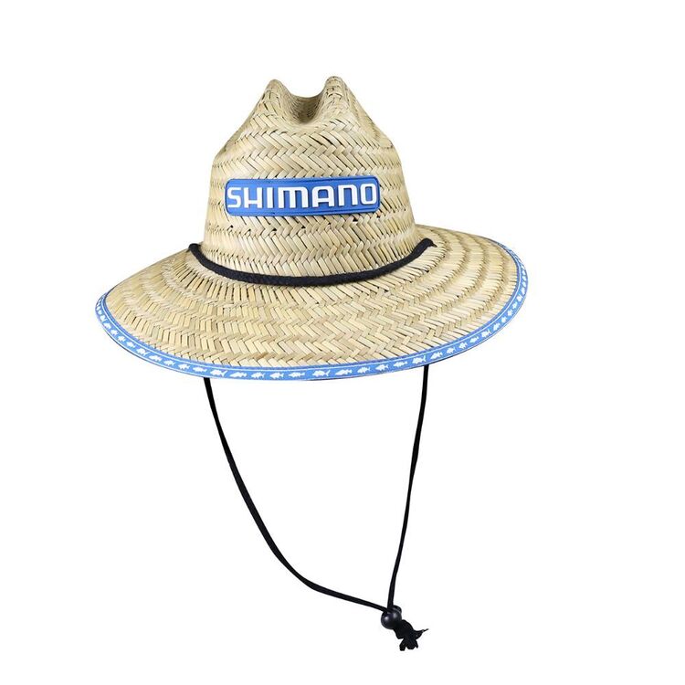 Shimano Kids Sunseeker Straw Hat Blue