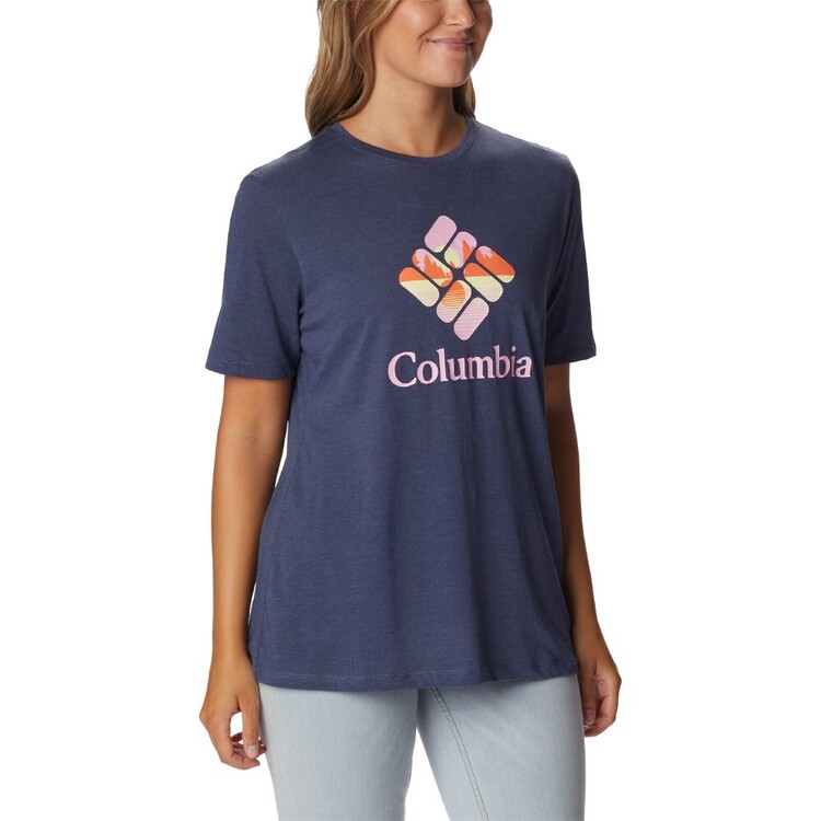 Columbia Women's Bluebird Day Crew Nocturnal Heather