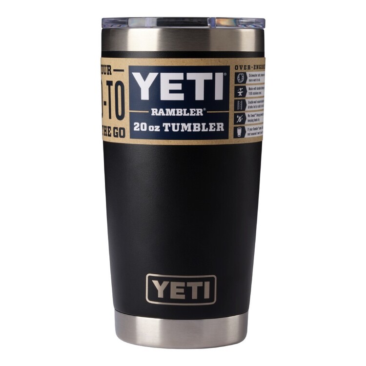 YETI 591 mL / 20 oz Rambler Tumbler Black