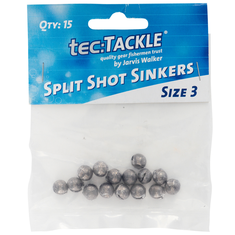Jarvis Walker Tec Tackle Split Shot Sinkers