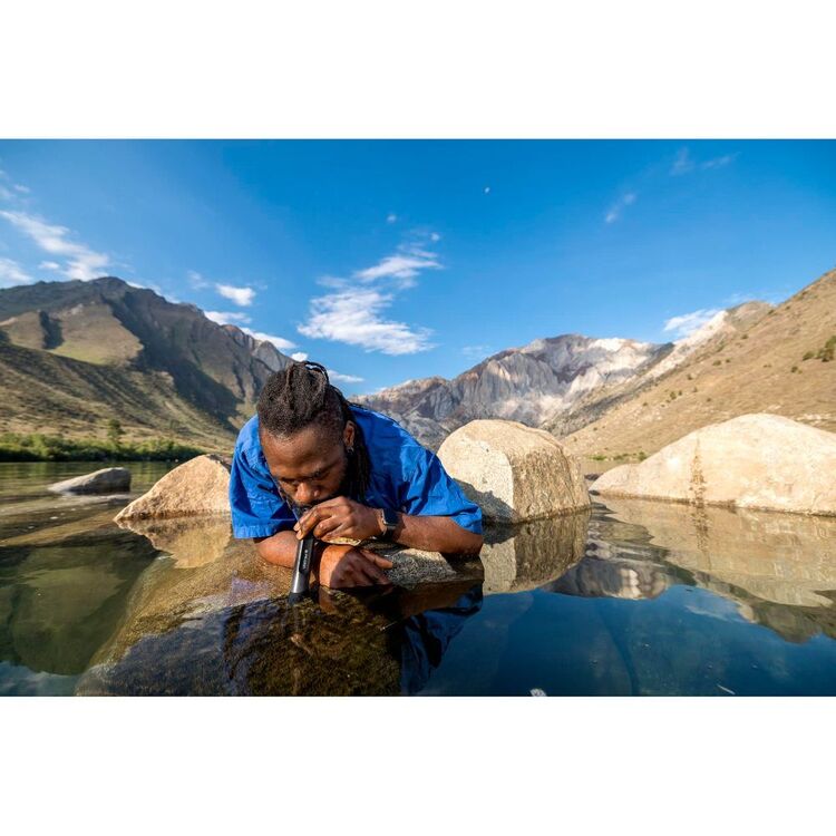 LifeStraw Peak Personal Straw Dark Grey