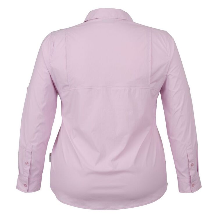 Gondwana Women's Plus Size Outdoor Adventure Shirt Pink Diamond