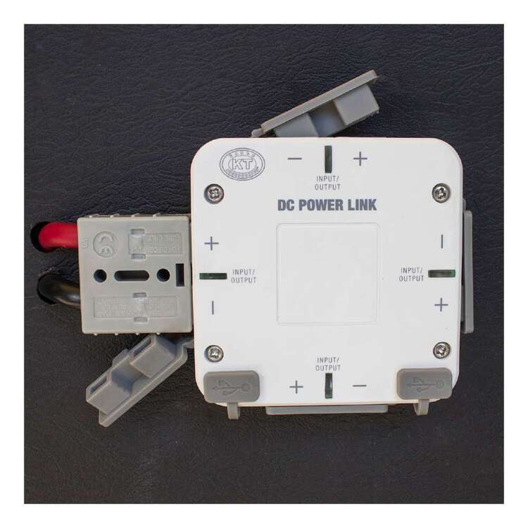 KT Cables DC Power Link 4 Way Connector White