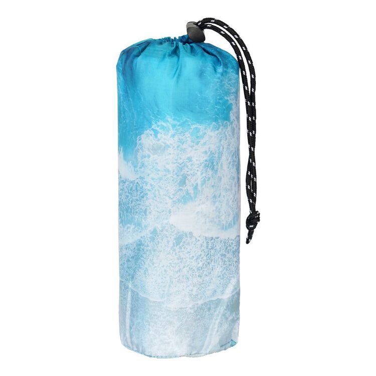 We Love Summer Sand Free Beach Towel Blue Ocean