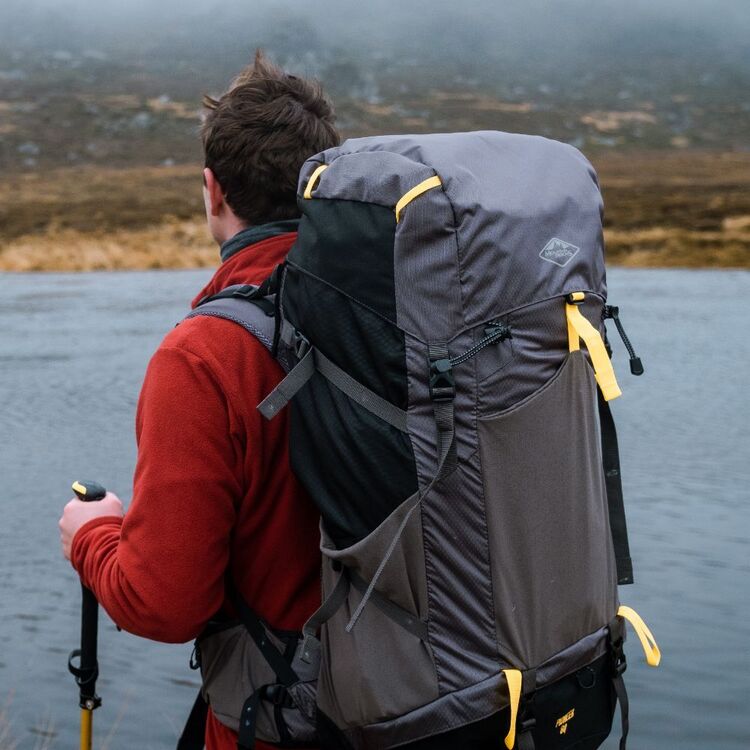 Mountain Designs Pioneer 60L Technical Hiking Pack Raven 60 L