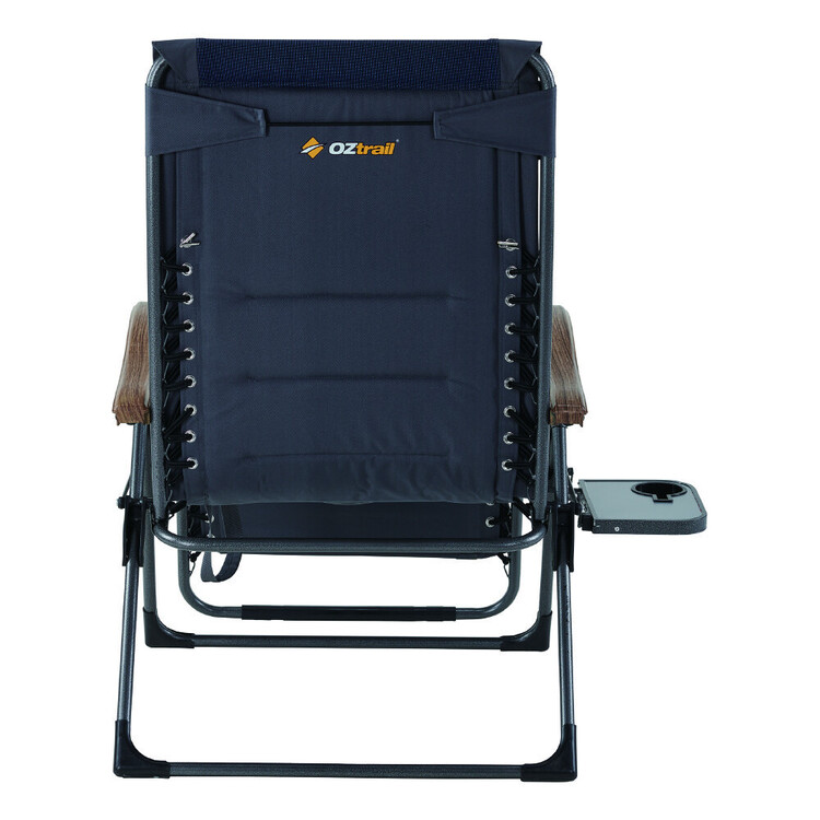 Oztrail Jumbo Sun Lounger Blue & Grey