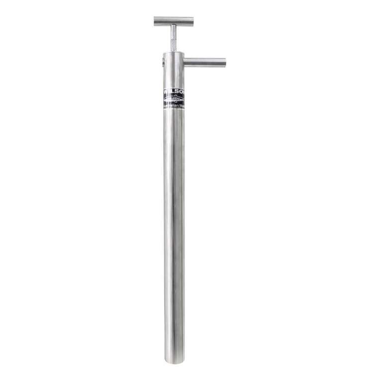 Wilson King Size 30'' Stainless Steel Bait Pump Silver King