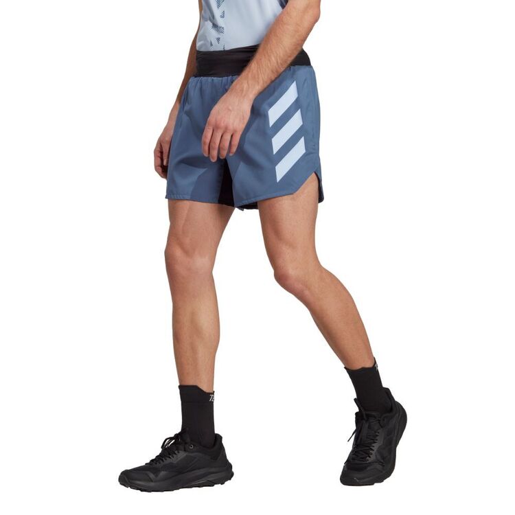 adidas Men's Terrex AGVC Run Shorts Steel