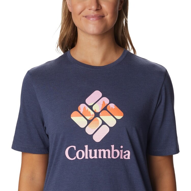 Columbia Women's Bluebird Day Crew Nocturnal Heather