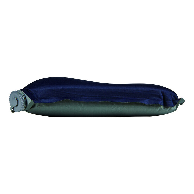 Oztrail Self Inflating Comfort Contour Pillow Blue & Grey L