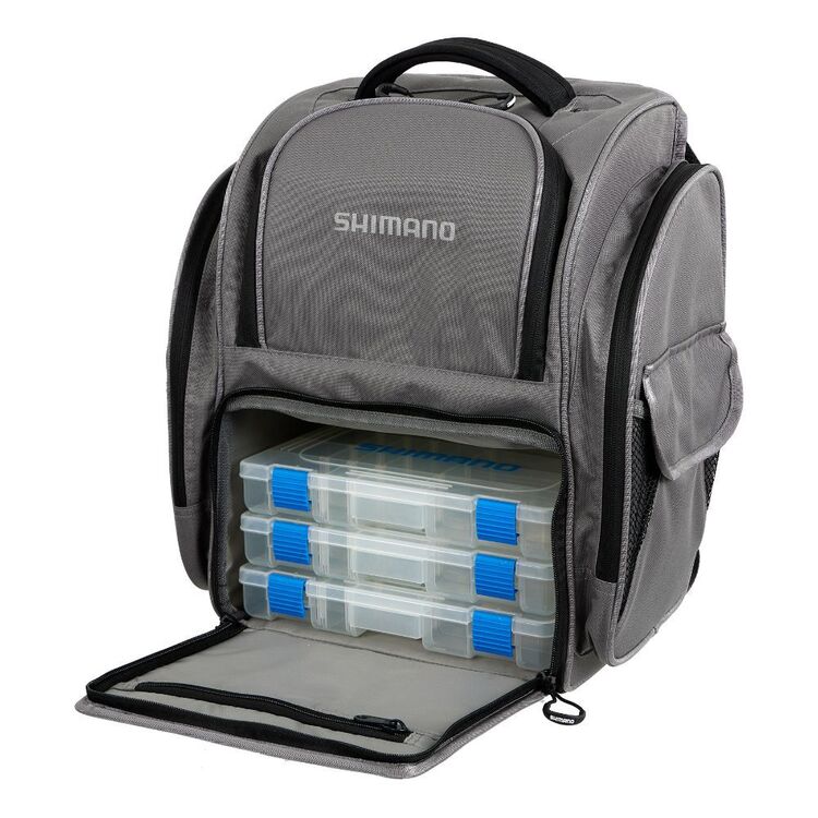 Shimano Large Tackle Backpack Grey & Black