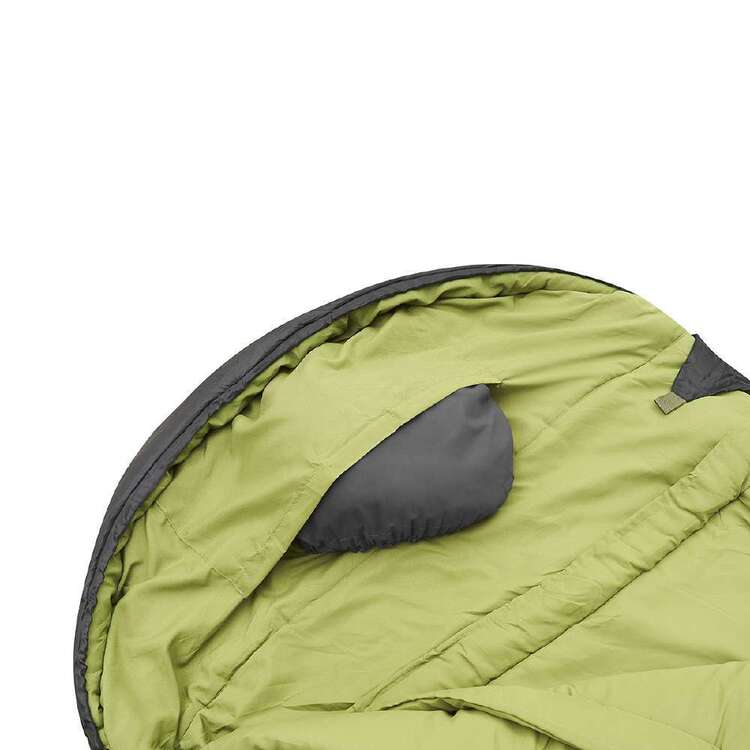 Oztent Bowen XL 1° Sleeping Bag Black/Green Black & Green